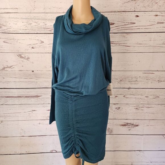 Free People Sundown Long Sleeve Mini Dress XS NWT - Picture 2 of 5